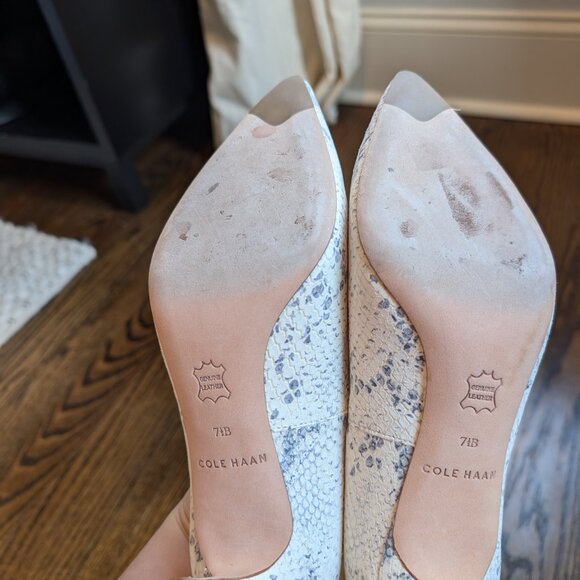 Cole Haan Vesta Pump 65mm, Ivory Roccia Print, 7.5 - Picture 7 of 8